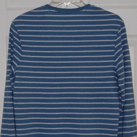 Good Fellow Blue-White Striped Long Sleeve Top, Men S (Bust: 39") - Picture 4 of 5